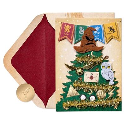 Papyrus Harry Potter Christmas Card (Magical Christmas) Papyrus Harry Potter Christmas Card (Magical Christmas)