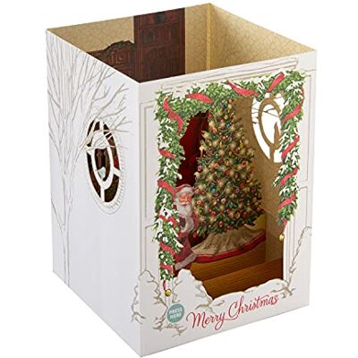 Hallmark Paper Wonder Christmas Card, 3D and Pop-Up, Musical, Spirit of Christmas Light Up & Music Design Hallmark Paper Wonder Christmas Card, 3D and Pop-Up, Musical, Spirit of Christmas Light Up & Music Design