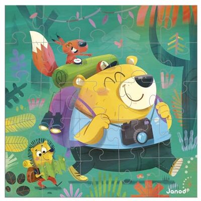 Janod Puzzle Greeting Card 25-piece Puzzle Gift Card Hiking + 1 note + 1 envelope Ideal for birthdays and greetings Ages 3+ Janod Puzzle Greeting Card 25-piece Puzzle Gift Card Hiking + 1 note + 1 envelope Ideal for birthdays and greetings Ages 3+