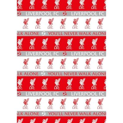 Danilo Promotions LTD LIVERPOOL FC WRAPPING PAPER FOOTBALL ROLL WRAP 3M BIRTHDAY GIFT WRAP Danilo Promotions LTD LIVERPOOL FC WRAPPING PAPER FOOTBALL ROLL WRAP 3M BIRTHDAY GIFT WRAP