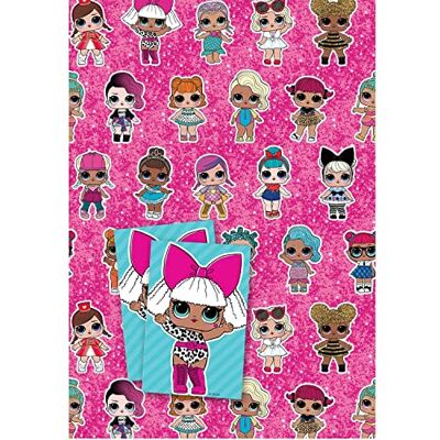 Danilo Promotions LTD L.O.L. Surprise! Wrapping Paper 8 Sheets 8 Tags Sheet Size 70cmx50cm Official Product Responsibly Resourced Danilo Promotions LTD L.O.L. Surprise! Wrapping Paper 8 Sheets 8 Tags Sheet Size 70cmx50cm Official Product Responsibly Resourced