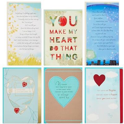 Hallmark Flirting/Dating/Love Assortment (6 Cards and 6 envelopes) Hallmark Flirting/Dating/Love Assortment (6 Cards and 6 envelopes)