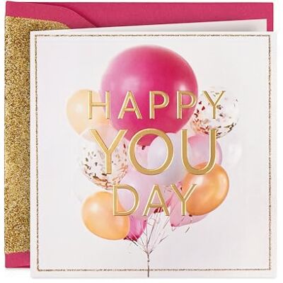 Hallmark Signature Birthday Card for Women (Happy You Day) Hallmark Signature Birthday Card for Women (Happy You Day)