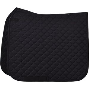 Imperial Riding IRH Basic DR Saddle Cloth Polyester Twill Dressage Saddle Cloth with Double Strap Fastening and Billet Strap, Black, Full Imperial Riding IRH Basic DR Saddle Cloth Polyester Twill Dressage Saddle Cloth with Double Strap Fastening and Billet Strap, Black, Full