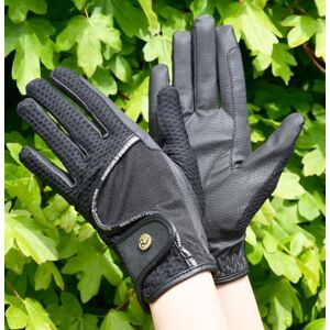 Rhinegold Honeycomb Mesh Riding Glove, Black Rhinegold Honeycomb Mesh Riding Glove, Black