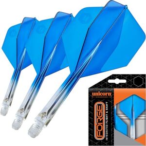 Unicorn Forge Integrated Dart Flights & Shafts Medium Length One Piece System for Balanced Control, Stable Flight & Consistent Grouping Durable No-Loosen Fit Clear & Blue Unicorn Forge Integrated Dart Flights & Shafts Medium Length One Piece System for Balanced Control, Stable Flight & Consistent Grouping Durable No-Loosen Fit Clear & Blue