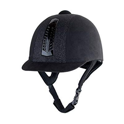 Rhinegold 0 Glitter Pro Hat-6.7/8-black Riding Hat, Black, 6. 7 8 UK Rhinegold 0 Glitter Pro Hat-6.7/8-black Riding Hat, Black, 6. 7 8 UK
