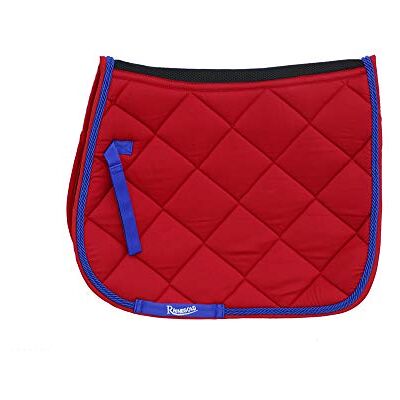 Rhinegold Unisex's 416-C-RED Elite Carnival Saddle Pad, Red, Cob Rhinegold Unisex's 416-C-RED Elite Carnival Saddle Pad, Red, Cob
