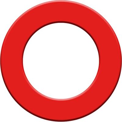 BULLET-Darts Bullet Reversable Dartboard Surround Ring Protection for Home Practice, Office, Pub, Parties,Red,68cm BULLET-Darts Bullet Reversable Dartboard Surround Ring Protection for Home Practice, Office, Pub, Parties,Red,68cm