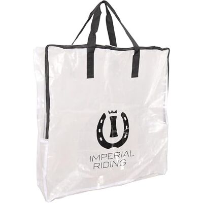 Imperial Riding , IRH Horse Blanket Bag, Waterproof Storage Bag, Heavy Duty Blanket Storage with Zip, Stable Tournament Transport, White Imperial Riding , IRH Horse Blanket Bag, Waterproof Storage Bag, Heavy Duty Blanket Storage with Zip, Stable Tournament Transport, White
