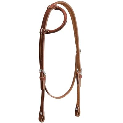 Weaver Equine Weaver Leather Horizons Rolled Sliding Ear Headstall, Sunset Weaver Equine Weaver Leather Horizons Rolled Sliding Ear Headstall, Sunset