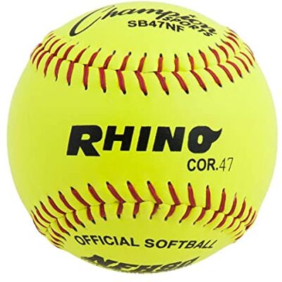 Champion Sports Leather Softball Pack Champion Sports Leather Softball Pack