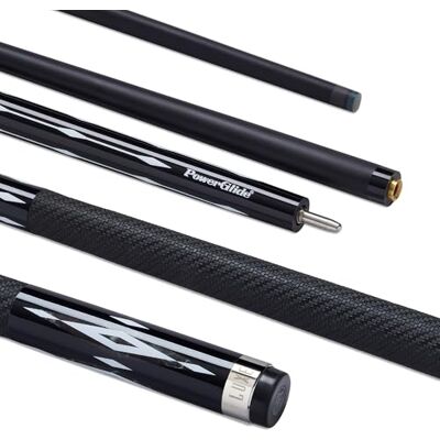 POWERGLIDE Lux Carbon Pool Cue 10mm Pro Taper Rubber Grip POWERGLIDE Lux Carbon Pool Cue 10mm Pro Taper Rubber Grip