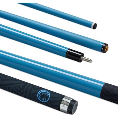 POWERGLIDE Quanta Carbon Pool Cue 13mm Super Straight Taper Blue POWERGLIDE Quanta Carbon Pool Cue 13mm Super Straight Taper Blue