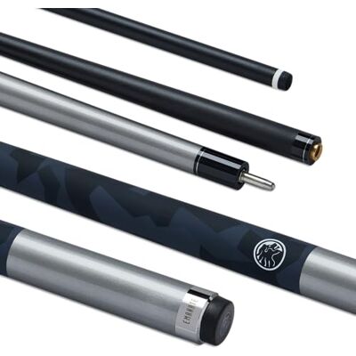 POWERGLIDE Emanate Carbon Pool Cue 13mm Super Straight Taper Titanium POWERGLIDE Emanate Carbon Pool Cue 13mm Super Straight Taper Titanium