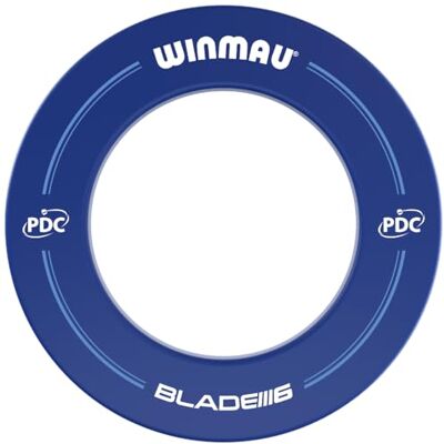 WINMAU Blade 6 PDC Endorsed Dart Board Surround Ring Blue WINMAU Blade 6 PDC Endorsed Dart Board Surround Ring Blue