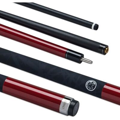 POWERGLIDE Emanate Carbon Pool Cue 13mm Super Straight Taper Red POWERGLIDE Emanate Carbon Pool Cue 13mm Super Straight Taper Red