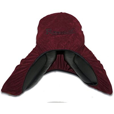 Rhinegold Stretch Jersey Saddle Cover Dark Red Rhinegold Stretch Jersey Saddle Cover Dark Red