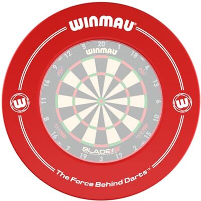 WINMAU Dart Board Surround Ring Fits All Standard Dart Boards Wall Protector from Stray Darts Fits All Boards Including Blade Series Professional Darts Accessories WINMAU Dart Board Surround Ring Fits All Standard Dart Boards Wall Protector from Stray Darts Fits All Boards Including Blade Series Professional Darts Accessories