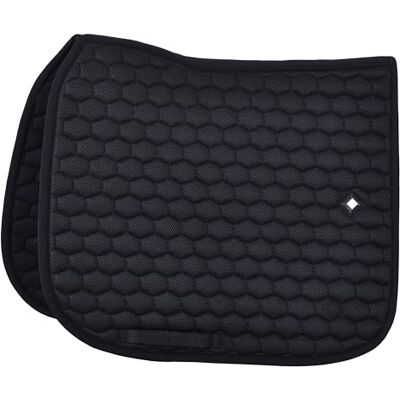 Imperial Riding IRH Basic Mesh DR Saddle Cloth Breathable Dressage Saddle Cloth with Mesh Upper Black Pony Imperial Riding IRH Basic Mesh DR Saddle Cloth Breathable Dressage Saddle Cloth with Mesh Upper Black Pony