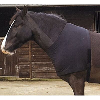 Rhinegold Satin Lycra Horse Stretch Vest in Black Cob, Black Rhinegold Satin Lycra Horse Stretch Vest in Black Cob, Black