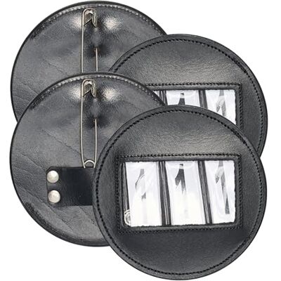 Imperial Riding IRH Round Tournament Number Holder Leather 3 Digit Set of 2 Black 1SIZE Imperial Riding IRH Round Tournament Number Holder Leather 3 Digit Set of 2 Black 1SIZE