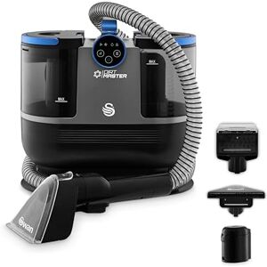 Swan Dirtmaster Pro Spot Cleaner for Carpets and Upholstery, Steam/Hot Water/Cold Water Modes, 1.6L, 6m Cord, Standard Brush/Wide Brush/Self-Cleaning Tool, Cobalt Blue, SC18412 Swan Dirtmaster Pro Spot Cleaner for Carpets and Upholstery, Steam/Hot Water/Cold Water Modes, 1.6L, 6m Cord, Standard Brush/Wide Brush/Self-Cleaning Tool, Cobalt Blue, SC18412