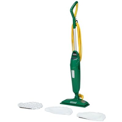 Bissell Commercial -BGST1566 Steam Mop Power Steamer, 12.5" wide, comes with Two soft pads for every day and one scrubby pad for heavy messes,Green Bissell Commercial -BGST1566 Steam Mop Power Steamer, 12.5" wide, comes with Two soft pads for every day and one scrubby pad for heavy messes,Green
