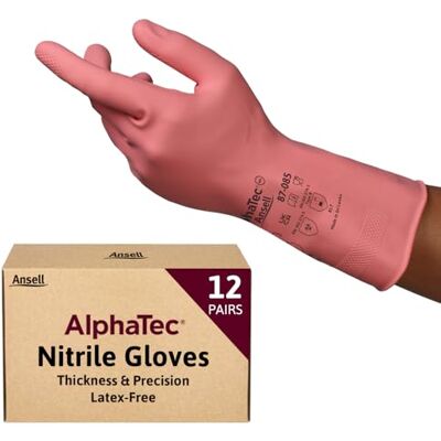 ANSELL - G12P - Pink - Size 9.5 - glove ANSELL - G12P - Pink - Size 9.5 - glove
