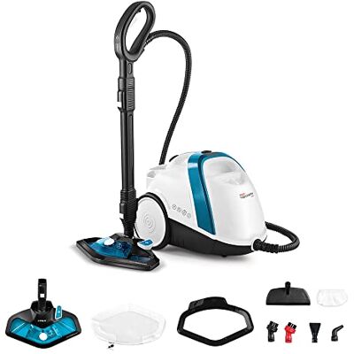 Polti Vaporetto Smart 100_B Steam Cleaner, Unlimited Autonomy, High Pressure Boiler 4 Bar, 9 Accessories Polti Vaporetto Smart 100_B Steam Cleaner, Unlimited Autonomy, High Pressure Boiler 4 Bar, 9 Accessories
