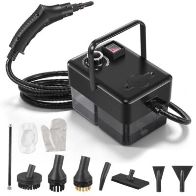 Yabano Handheld Steam Cleaner, 1950W 1.5L Tank, 10 Accessories Yabano Handheld Steam Cleaner, 1950W 1.5L Tank, 10 Accessories