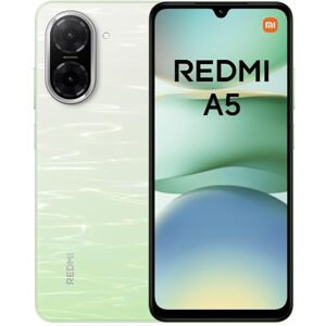 Xiaomi Redmi A5 Smartphone – 4GB+128GB, 6.52" HD+ Display, 5000mAh Battery, Android 13 Go Edition, Dual SIM – Green Xiaomi Redmi A5 Smartphone – 4GB+128GB, 6.52" HD+ Display, 5000mAh Battery, Android 13 Go Edition, Dual SIM – Green