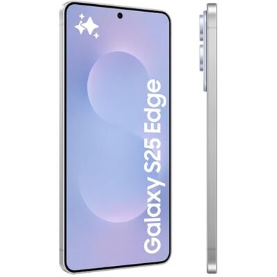 SAMSUNG Galaxy S25 Edge AI Smartphone, Galaxy AI, Android Smartphone, 12GB Memory, 256GB Storage, 200 MP Camera, Long Battery Life, Titanium IcyBlue, 3 Year Extended Warranty (UK Version) SAMSUNG Galaxy S25 Edge AI Smartphone, Galaxy AI, Android Smartphone, 12GB Memory, 256GB Storage, 200 MP Camera, Long Battery Life, Titanium IcyBlue, 3 Year Extended Warranty (UK Version)
