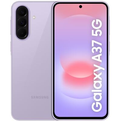 SAMSUNG Galaxy A37 5G, Slim Smartphone, Awesome Intelligence Features, 8GB, 256 GB Storage, 50MP Wide-Angle Camera, Up To 2-Day Runtime, Awesome Lavander, 3 Year Extended Warranty SAMSUNG Galaxy A37 5G, Slim Smartphone, Awesome Intelligence Features, 8GB, 256 GB Storage, 50MP Wide-Angle Camera, Up To 2-Day Runtime, Awesome Lavander, 3 Year Extended Warranty