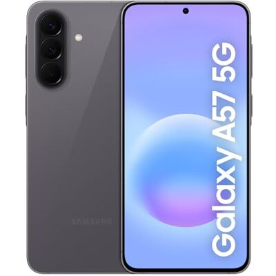 SAMSUNG Galaxy A57 5G, Slim Smartphone, Awesome Intelligence Features, 12GB, 512GB Storage, 50MP Wide-Angle Camera, Up To 2-Day Runtime, Awesome Charcoal, 3 Year Extended Warranty (UK Version) SAMSUNG Galaxy A57 5G, Slim Smartphone, Awesome Intelligence Features, 12GB, 512GB Storage, 50MP Wide-Angle Camera, Up To 2-Day Runtime, Awesome Charcoal, 3 Year Extended Warranty (UK Version)