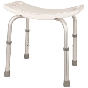 Homecraft Aluminum Medical Shower Stool, Adjustable Shower Chair, Non-Slip Shower Stool, Durable, Plastic Shower Chair, Backless Shower Aid (Eligible for VAT relief in the UK) Homecraft Aluminum Medical Shower Stool, Adjustable Shower Chair, Non-Slip Shower Stool, Durable, Plastic Shower Chair, Backless Shower Aid (Eligible for VAT relief in the UK)