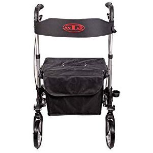 Antar AT51006 Aluminium Foldable Rollator 8 kg, Silver Antar AT51006 Aluminium Foldable Rollator 8 kg, Silver