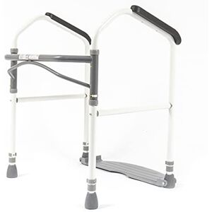 Homecraft Buckingham Foldaway Toilet Support Frame – Adjustable Bathroom Safety Aid with Padded Grab Bars – Folding Support Rail for Elderly, Disabled & Limited Mobility Users Homecraft Buckingham Foldaway Toilet Support Frame – Adjustable Bathroom Safety Aid with Padded Grab Bars – Folding Support Rail for Elderly, Disabled & Limited Mobility Users