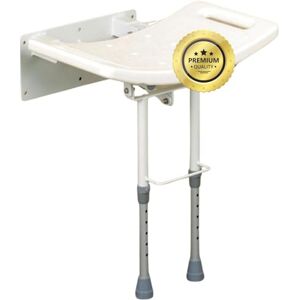 OrtoPrime Folding Shower Seat with Legs Non-slip Shower Chair Folding Bench Shower Stool for Elderly Adjustable Height Sturdy Bathroom Stool OrtoPrime Folding Shower Seat with Legs Non-slip Shower Chair Folding Bench Shower Stool for Elderly Adjustable Height Sturdy Bathroom Stool