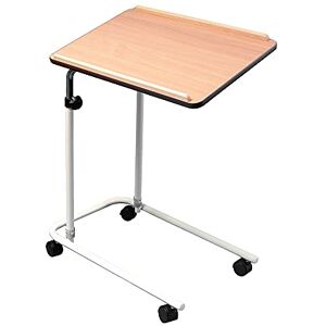 NRS Healthcare L17516 Overbed/Chair Table Adjustable, Tilting and Wheeled NRS Healthcare L17516 Overbed/Chair Table Adjustable, Tilting and Wheeled
