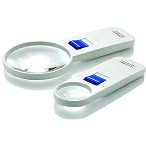 Homecraft Round LED Magnifier, 7X Magnification with 40mm Lens, Hand-held Magnifier, Easy On/Off Switch, Scratch-Resistant Aspheric Lens, Provides Bright Illumination, Ideal for Close Inspection Tasks Homecraft Round LED Magnifier, 7X Magnification with 40mm Lens, Hand-held Magnifier, Easy On/Off Switch, Scratch-Resistant Aspheric Lens, Provides Bright Illumination, Ideal for Close Inspection Tasks
