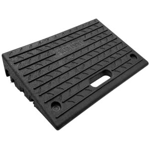 Nicoman Rubber Kerb Ramps, Multiuse Curb Ramp for Vehicles, Wheelchairs, Bikes, Strollers, Pet Mobility and Disabled Chair & Dog (Pack of 1) Nicoman Rubber Kerb Ramps, Multiuse Curb Ramp for Vehicles, Wheelchairs, Bikes, Strollers, Pet Mobility and Disabled Chair & Dog (Pack of 1)