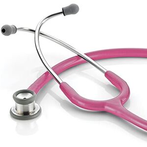 ADC Adscope 605 Infant Clinician Stethoscope Metallic Raspberry ADC Adscope 605 Infant Clinician Stethoscope Metallic Raspberry