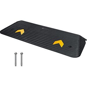 VEVOR Upgraded Rubber Threshold Ramp, 1.5" Rise Wheelchair Ramp Doorway, Natural Curb Ramp Rated 33069 lbs Load Capacity, Non-Slip Textured Surface Rubber Curb Ramp for Wheelchair and Scooter VEVOR Upgraded Rubber Threshold Ramp, 1.5" Rise Wheelchair Ramp Doorway, Natural Curb Ramp Rated 33069 lbs Load Capacity, Non-Slip Textured Surface Rubber Curb Ramp for Wheelchair and Scooter
