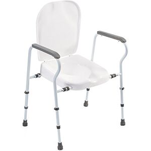 NRS Healthcare Adjustable Mowbray Toilet Seat Lite Plus with Lid and Armrests N53909 Flat Pack NRS Healthcare Adjustable Mowbray Toilet Seat Lite Plus with Lid and Armrests N53909 Flat Pack