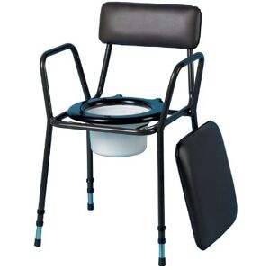 Homecraft Adjustable Stacking Commode, Plastic Commode Pan, Padded Seat and Cover, Adjustable Height for Easy Transfer and Elderly, Disabled, or Handicapped (Eligible for VAT relief in the UK) Homecraft Adjustable Stacking Commode, Plastic Commode Pan, Padded Seat and Cover, Adjustable Height for Easy Transfer and Elderly, Disabled, or Handicapped (Eligible for VAT relief in the UK)