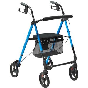VEVOR Rollator Walker for Seniors and Adults, Lightweight Aluminum Foldable Rolling Walker with Adjustable Seat and Handle, Outdoor Mobility Rollator with 8" All Terrain Wheels, 300LBS Capacity VEVOR Rollator Walker for Seniors and Adults, Lightweight Aluminum Foldable Rolling Walker with Adjustable Seat and Handle, Outdoor Mobility Rollator with 8" All Terrain Wheels, 300LBS Capacity