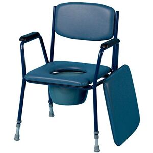 Homecraft Commode Chair Padded Toilet Adjustable Comfort Seat, Sturdy Steel Frame, Height Adjustable (450-600mm), Lightweight, Portable, Easy to Clean, Non Slip Feet – For Elderly & Mobility Support Homecraft Commode Chair Padded Toilet Adjustable Comfort Seat, Sturdy Steel Frame, Height Adjustable (450-600mm), Lightweight, Portable, Easy to Clean, Non Slip Feet – For Elderly & Mobility Support