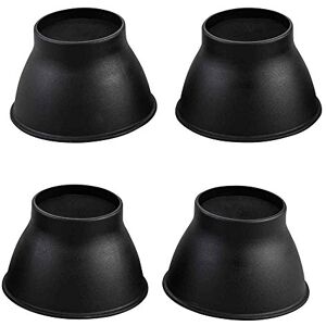Langham NRS Healthcare Elephant Feet Furniture Raisers, 9 cm Height, Black, 4-Piece Langham NRS Healthcare Elephant Feet Furniture Raisers, 9 cm Height, Black, 4-Piece