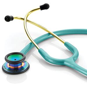 ADC Adscope 603 Clinician Stethoscope Iridescent Metallic Caribbean ADC Adscope 603 Clinician Stethoscope Iridescent Metallic Caribbean